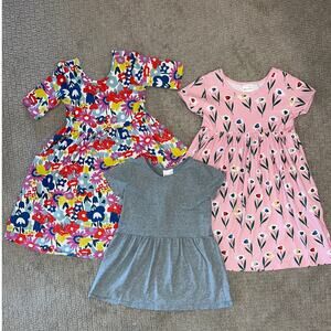 Hanna Andersson Floral Skater Dress Lot 10